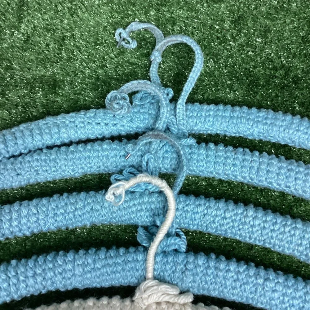 Vintage Crochet Wrapped Hangers (11)